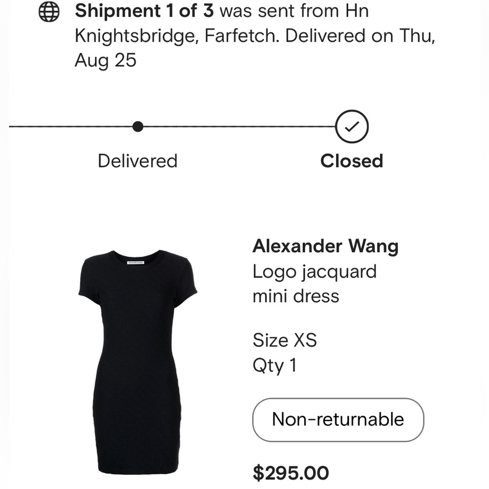 Alexander Wang bodycon dress